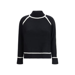 Max Mara Black Wool Turtleneck