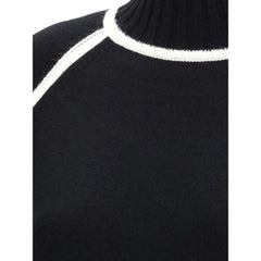 Max Mara Black Wool Turtleneck