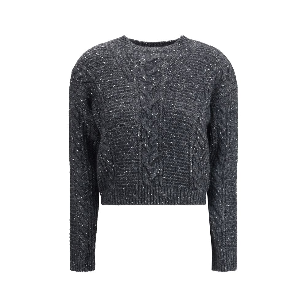 Max Mara Gray Polyamide Sweatshirt