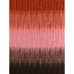 Fendi Multicolor Mohair Midi Skirt