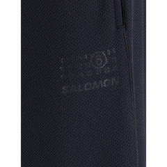 MM6 Black Polyester Athletic Pants