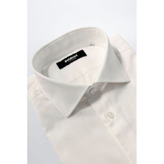 Baldinini Trend White Cotton Men Shirt