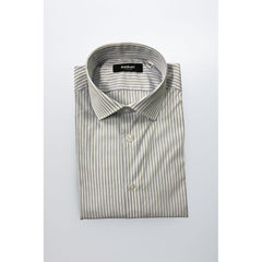 Baldinini Trend Light Blue Cotton Mens Shirt