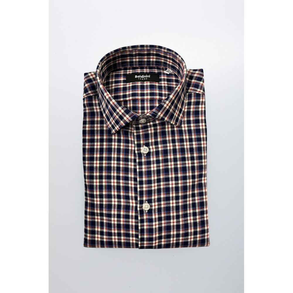Baldinini Trend Multicolor Cotton Men Shirt