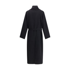 Tom Ford Black Fleece Wool Coat