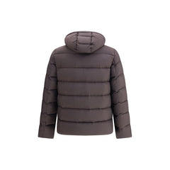 Herno Brown Polyamide Bomber