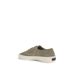 Fear Of God Beige Leather Low Top Sneakers