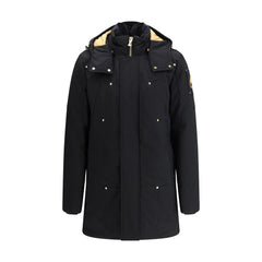 Moose Knuckles Black Cotton Parka