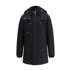 Moose Knuckles Black Cotton Parka