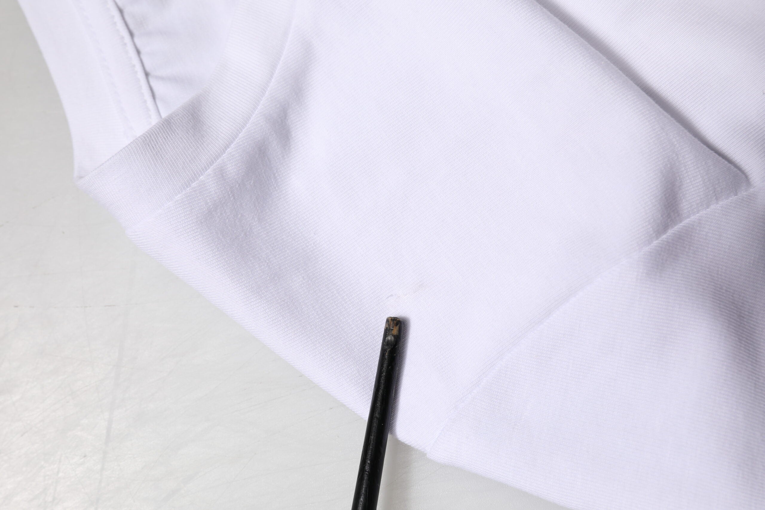 John Richmond White Printed Cotton Stretch Crew Neck T-shirt