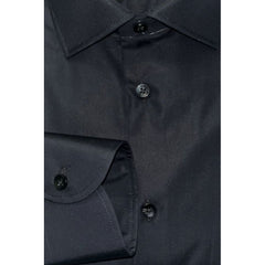 Baldinini Trend Black Cotton Men Shirt