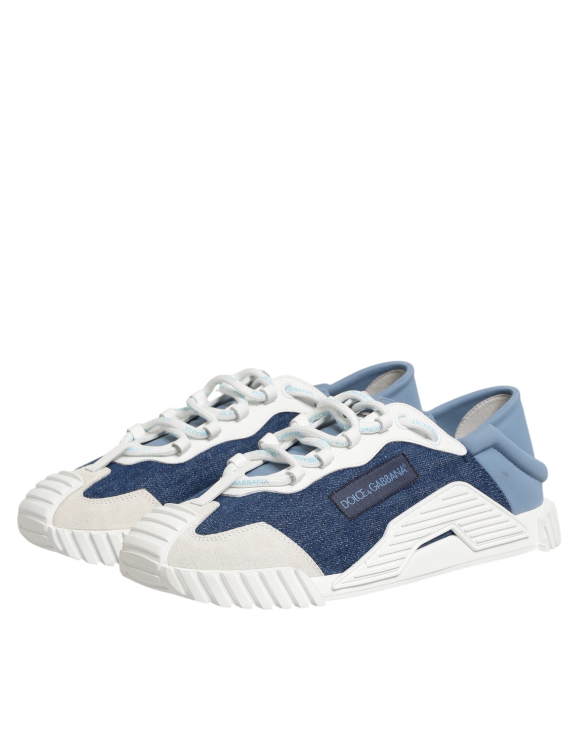 Dolce & Gabbana Multicolor Cotton Low Top NS1 Sneakers Shoes