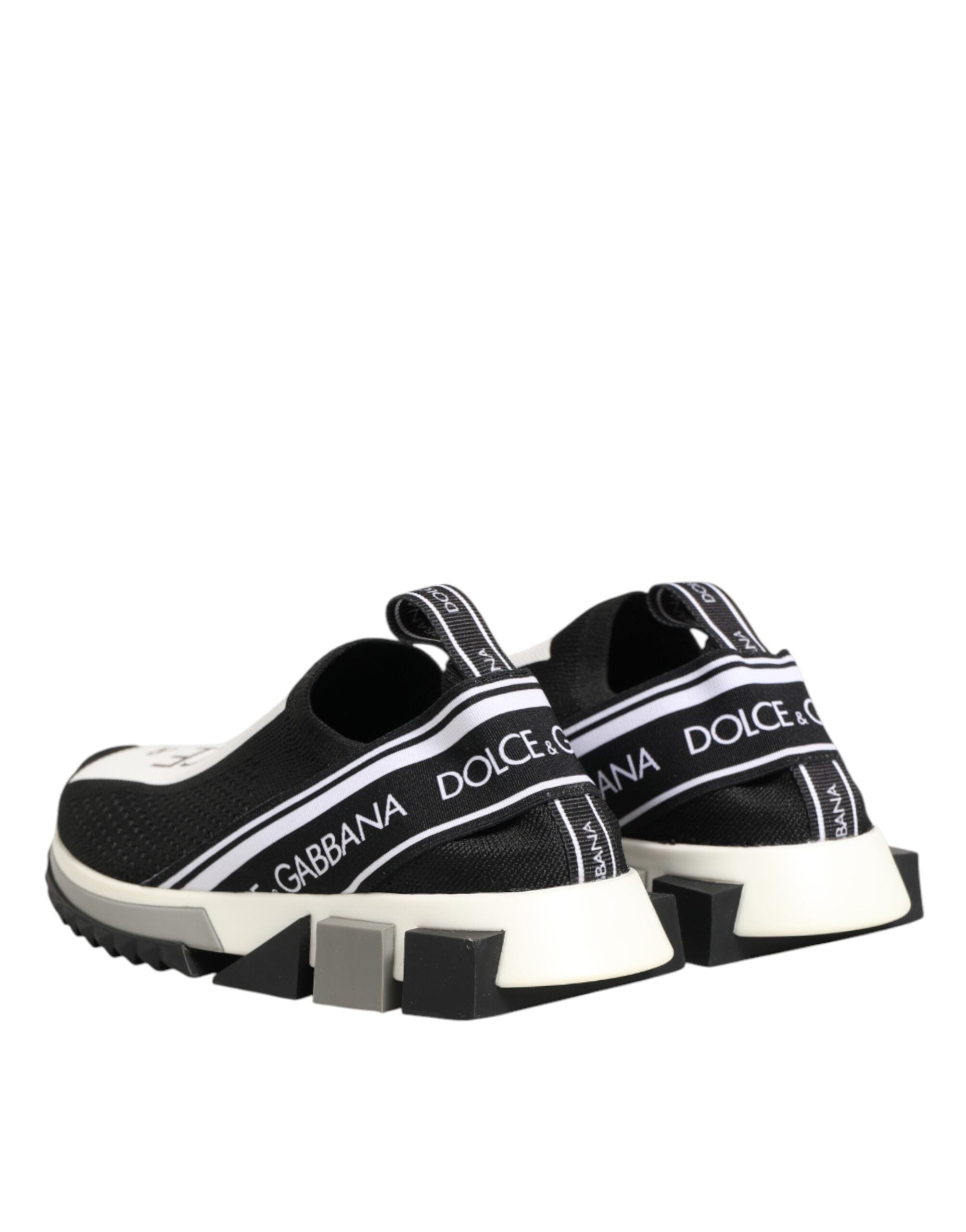 Dolce & Gabbana Black Logo Low Top Sorrento Sneakers Shoes