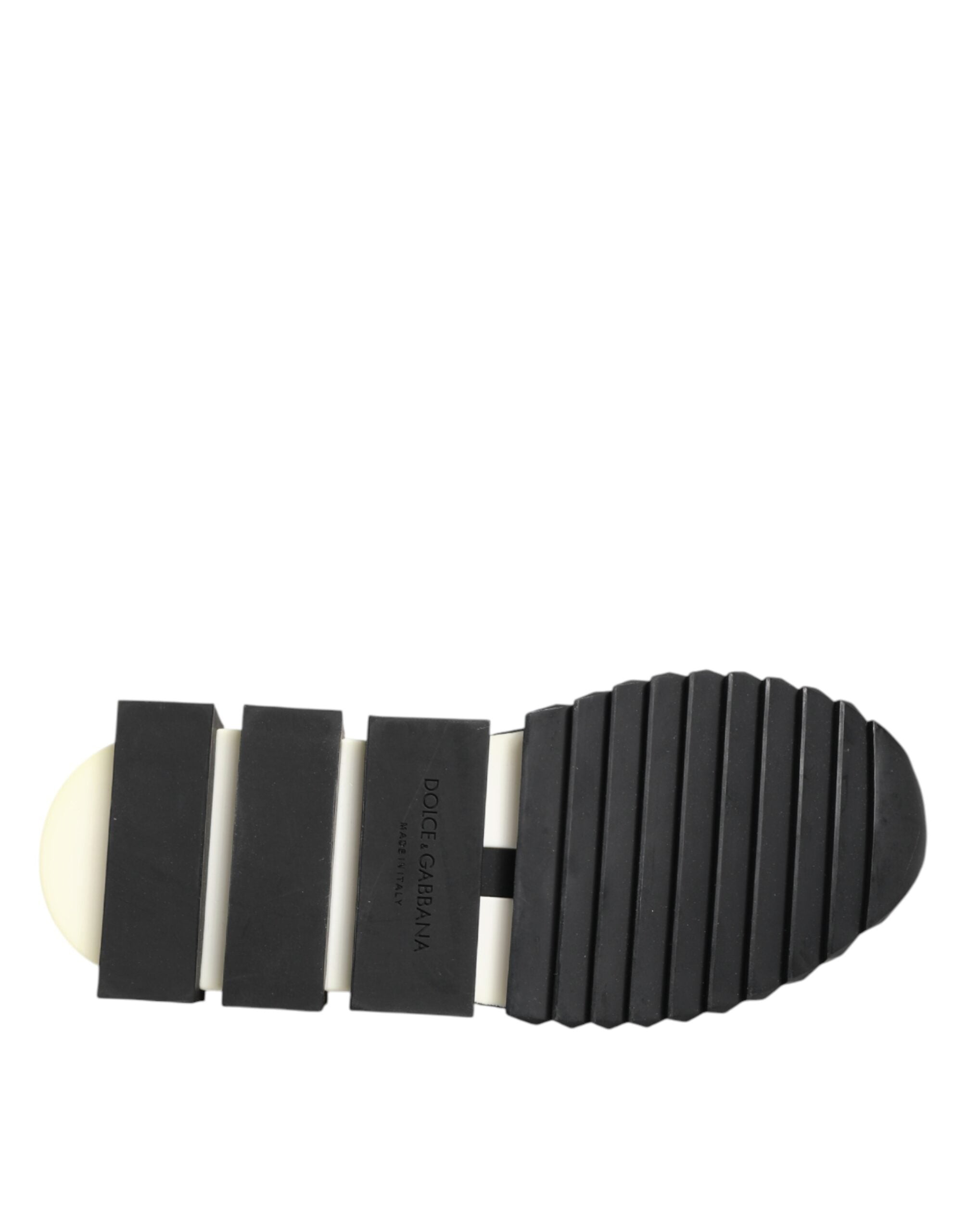 Dolce & Gabbana Black Mesh Sorrento Trekking Sneakers Shoes