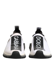 Dolce & Gabbana White Logo Low Top Sorrento Sneakers Shoes