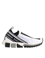 Dolce & Gabbana White Logo Low Top Sorrento Sneakers Shoes