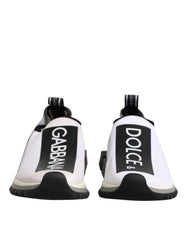 Dolce & Gabbana White Logo Low Top Sorrento Sneakers Shoes