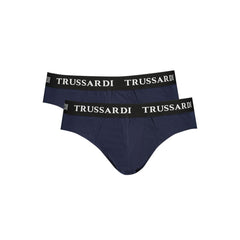 Trussardi Blue Cotton Underwear