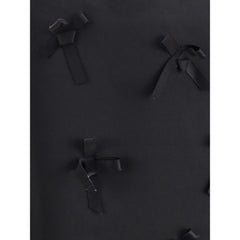 Jil Sander Black Acetate Midi Skirt