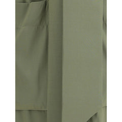 Ella Green Silk Casual Dress