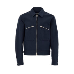 Tom Ford Blue Cotton Shell Jacket