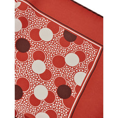 Tom Ford Red Silk Pocket Square
