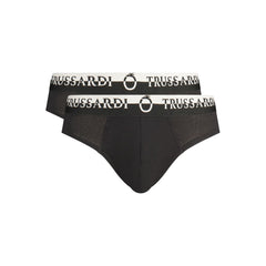 Trussardi Black Cotton Men Undergarment