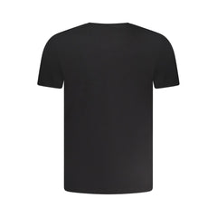 Aeronautica Militare "Black Cotton Men Underwear Crew Neck Tee"