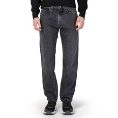 Hugo Boss Black Cotton Relaxed Fit Jeans