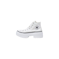 Converse White Fabric Chunky Sneakers