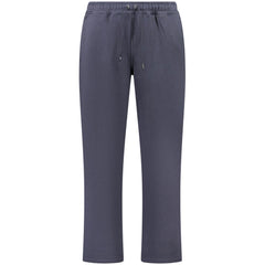 K-WAY Blue Cotton Men Trouser