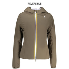K-WAY Brown Nylon Women Jacket