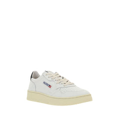 Autry White Calf Leather Bos Taurus Sneakers