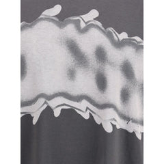 Diesel Gray Cotton T-Shirt