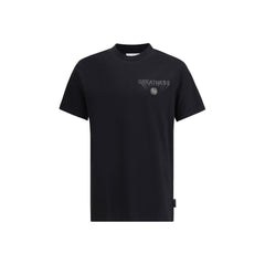 Philipp Plein Black Cotton T-Shirt