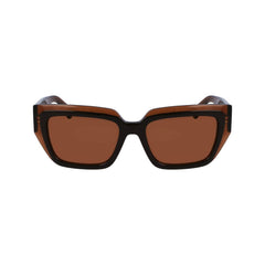 Ferragamo Brown Acetate Sunglasses