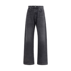 Margiela Black Cotton High-Waisted Jean