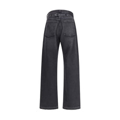 Margiela Black Cotton High-Waisted Jean
