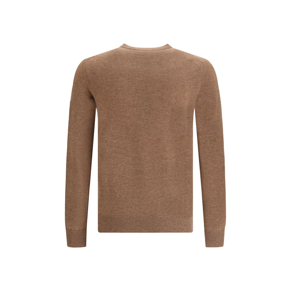 Aragona Cashmere Brown Merino Wool Sweatshirt