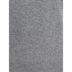 Aragona Cashmere Gray Merino Wool Turtleneck