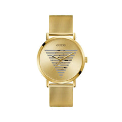 Guess Gold Stainless Steel Dress Watch
