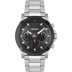 Hugo Boss Gray Stainless Steel Dress Watch