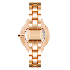 Nine West Multicolor Metal Dress Watch