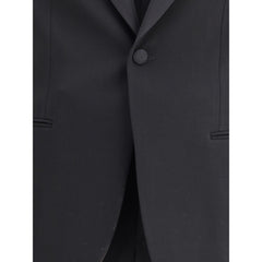 Giorgio Armani Black Fleece Wool Tuxedo