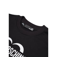 Love Moschino Black Cotton Sweatshirt