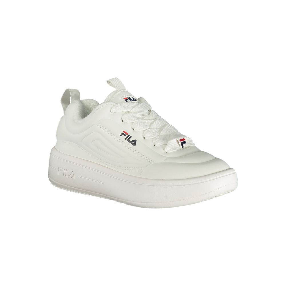 Fila White Polyester Women Sneaker