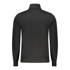 K-WAY Black Wool Men Sweater