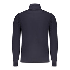 K-WAY Blue Wool Men Sweater