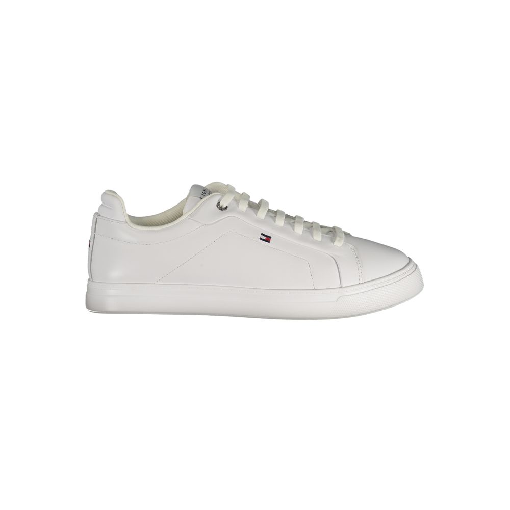 Tommy Hilfiger White Polyester Sneaker