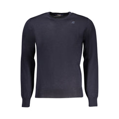 K-WAY Blue Wool Men Sweater